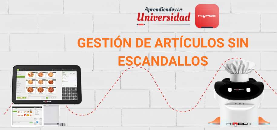 Gestión de artículos sin escandallos