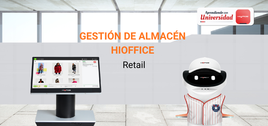 Gestión almacén Hioffice - Retail
